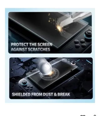 3 Protectores Pantalla Tixlux para Switch 2