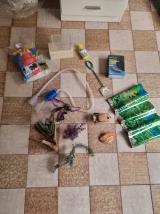 Acquario 50 litri 50x30x40 Nero Conpleto