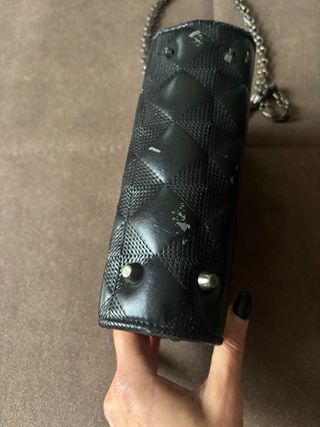 Bolso Moschino Negro Estilo Rockero