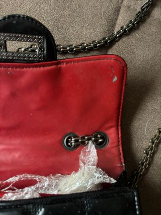 Bolso Moschino Negro Estilo Rockero