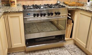 Cocina a gas y Horno grande