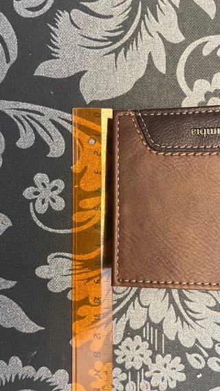 Cartera Columbia de cuero marrón