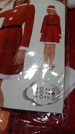 Disfraz Mamá Noel Talla 7-8