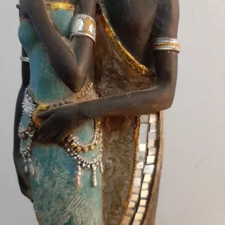 Figura africana pareja 40cm
