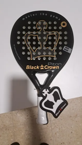 Pala Padel Black Crown Piton