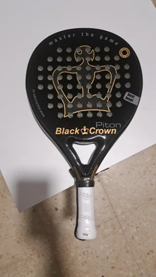 Pala Padel Black Crown Piton