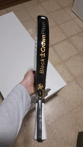 Pala Padel Black Crown Piton
