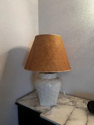 Lámpara colgante dorada con cristales