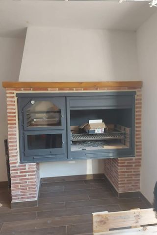 CAMINO BARBECUE a legna con forno e griglia