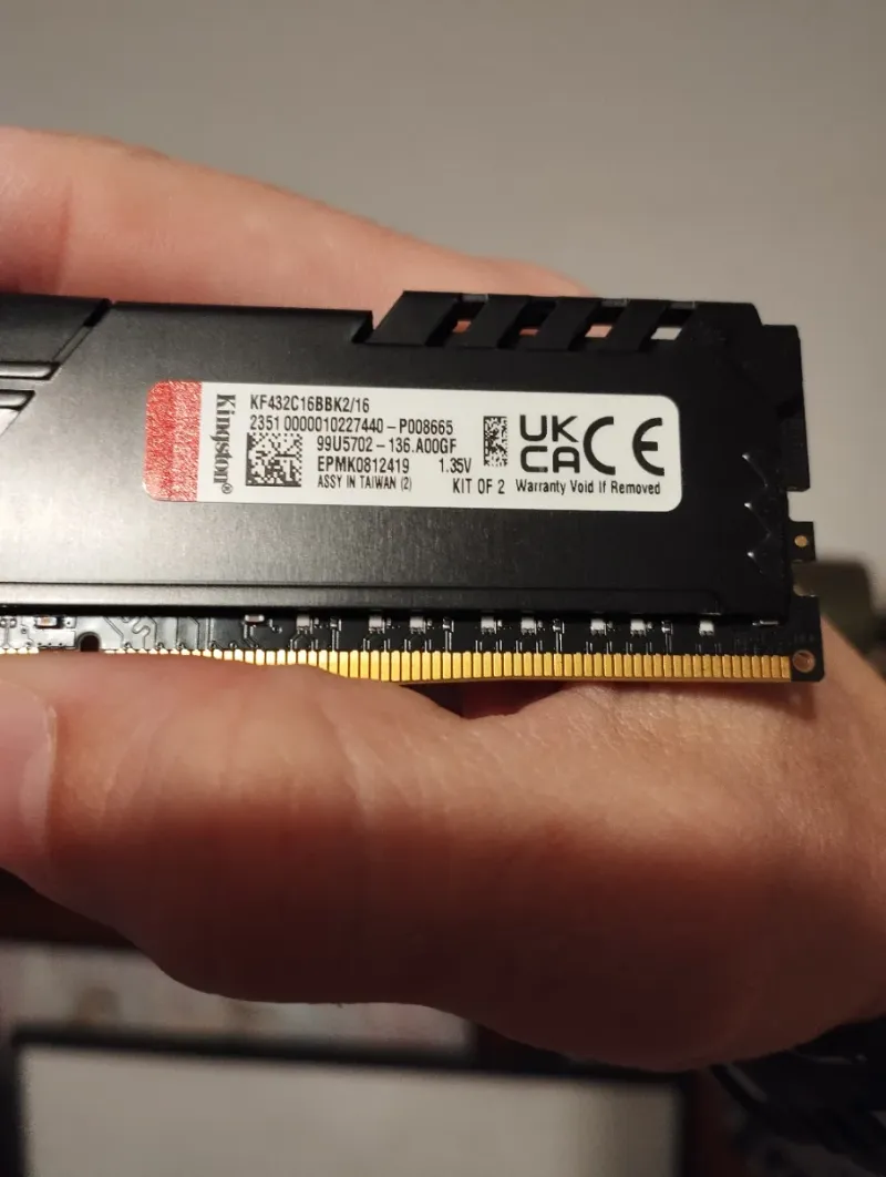 2x8GB DDR4 RAM Kingston Fury Beast afbeelding 2