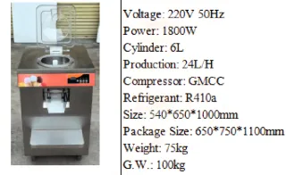 Máquina Helados Artesanales