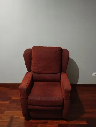 Butaca reclinable de tela