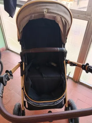Cochecito bebé 3 en 1 semi nuevo