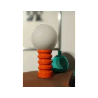 Lampada Space Age Arancione 1970