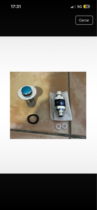 Termómetro LED Digital + Tapón de Desagüe Universa