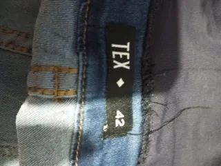 Pantalón vaquero premamá azul