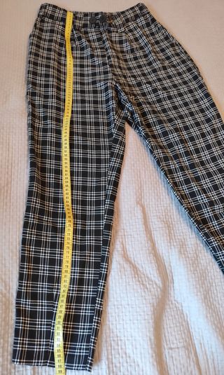 Pantalón de cuadros mujer