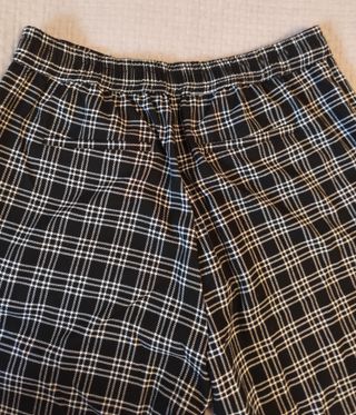 Pantalón de cuadros mujer