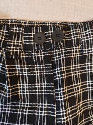 Pantalón de cuadros mujer