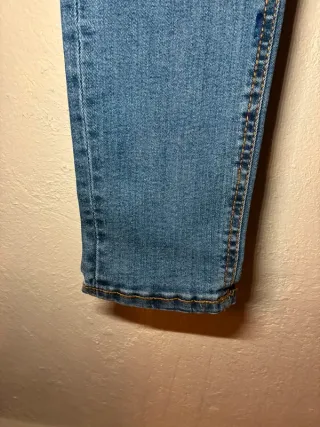 Pull&Bear Jeans Skinny Azul Talla 36