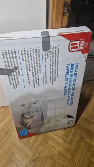 Jaula para perro L/G 91x56x62cm