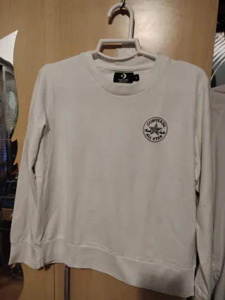 Sudadera Converse Blanca Talla M