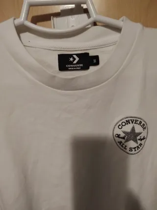 Sudadera Converse Blanca Talla M