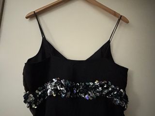 Vestido largo fiesta lentejuelas