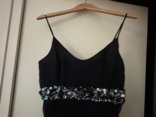 Vestido largo fiesta lentejuelas