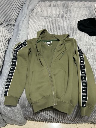 Sudadera Lacoste Verde con Logo