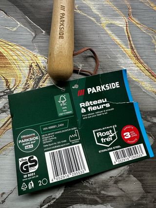 Rastrello per fiori Parkside in acciaio inox