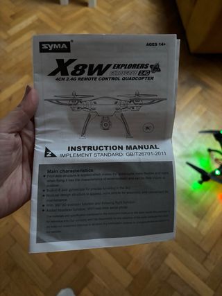 DRON Syma X8W Negro
