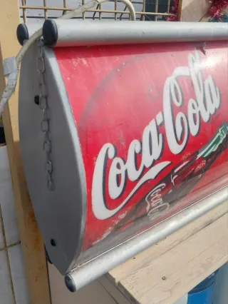 Cartel luminoso Coca-Cola SE SIRVEN COMIDAS
