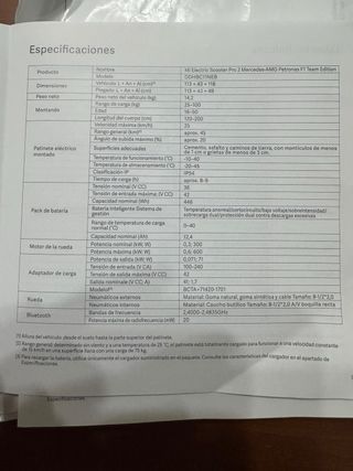 Patinete Eléctrico Xiaomi Pro 2 Mercedes-AMG