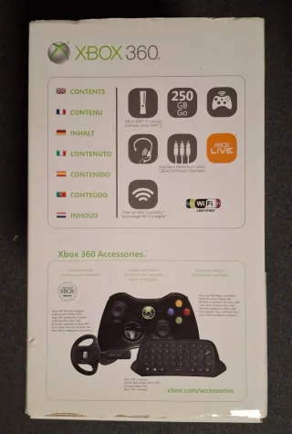 Caja Xbox 360 Slim 250GB Kinect Ready