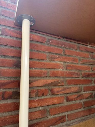 Mesa Escritorio Gris y Blanca