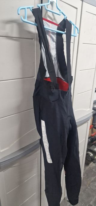 Culote Castelli Sorpasso 2 Negro y Rojo