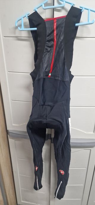 Culote Castelli Sorpasso 2 Negro y Rojo