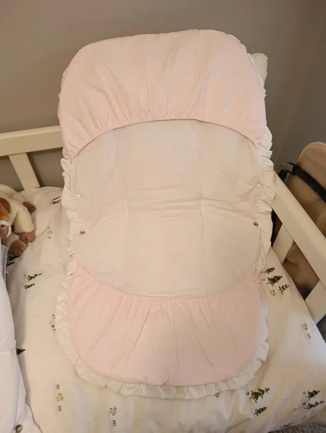 Colchoneta para sillita de bebé rosa