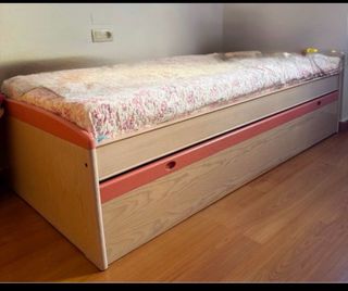 Cama nido con cama extraíble