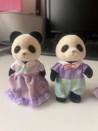 Familia Pookie Pandas Sylvanian Families