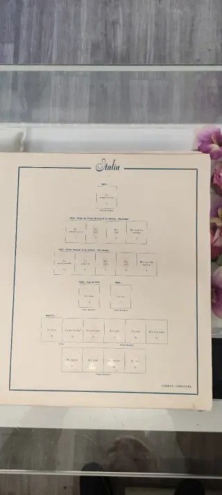 Álbum para sellos Italia