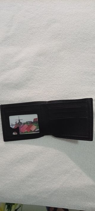 Carteras Billetera Hombre Negra nueva