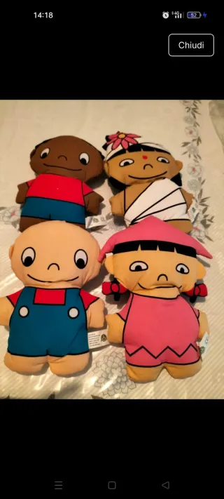 Giocattoli per bambini con sonagli vintage