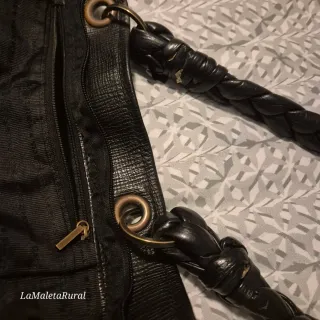 Bolso Purificación García Negro Grande