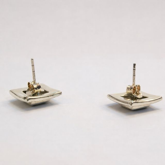 Pendientes Plata 925 con Marcasitas