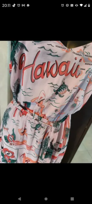 Abito estivo lungo Hawaii s/40