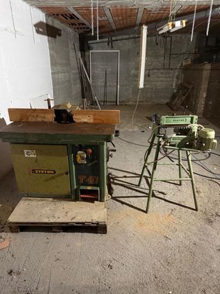 Lote maquinaria profesional carpintería