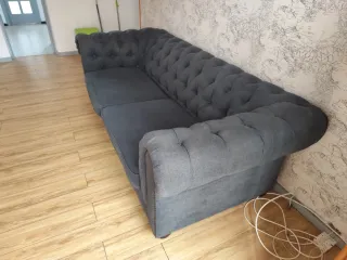 Sofá Chester azul oscuro