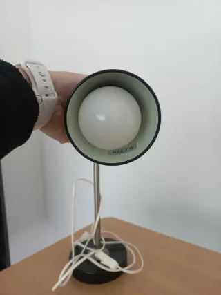 Lampada da tavolo Ikea metallo nero